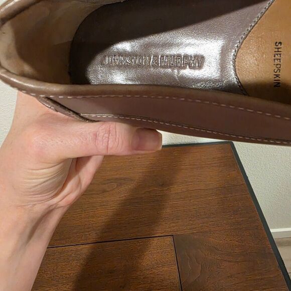 Johnston & Murphy Sheepskin Penny Loafers Sz 13 main image 3
